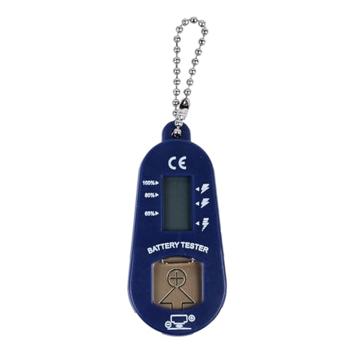 Sarini Batterietester für Hörgerätebatterien 2024, tragbarer Knopfzellentester mit 2 Fächern und Tragebox