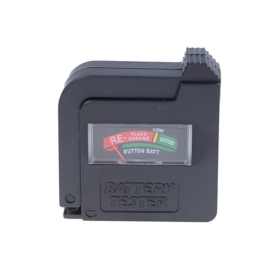 Xingdianfu EB0182 Batterietester für AAA, AA, C, D, 9V & Knopfzellen – kompakter Akku-Prüfer