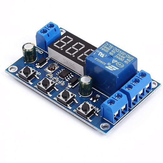 DONGKER 8045- Batteriewächter LCD-Display Niederspannungs-Schutzmodul DC 6-40V für Lithium & Blei-Säure Batterien programmierbar