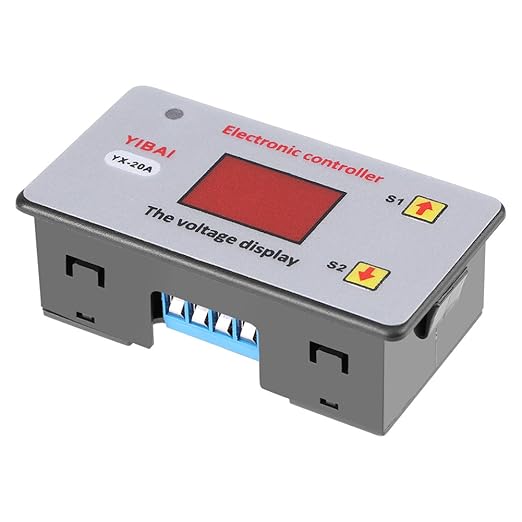 Elprico Batterietester LCD- 6-48V mit LCD-Anzeige für Niederspannungsschutz & Batterielebensdauer