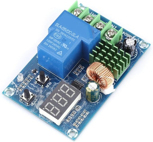 Nein PCB- 6-60V Blei-Säure Lithium Ladecontroller Modul mit Relais, LED-Anzeige und Solar/Wind kompatibel