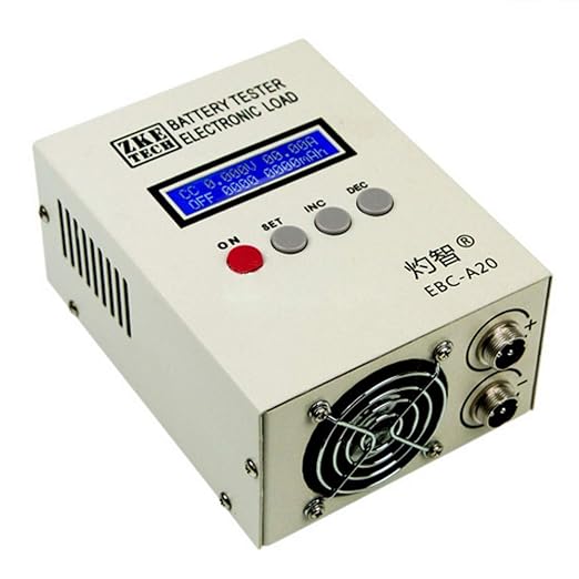 Panfudongk EBC-A20 Batterietester 5A Ladung 20A Entladung 85W für Lithium & Blei-Akkus Kapazitätsmessgerät