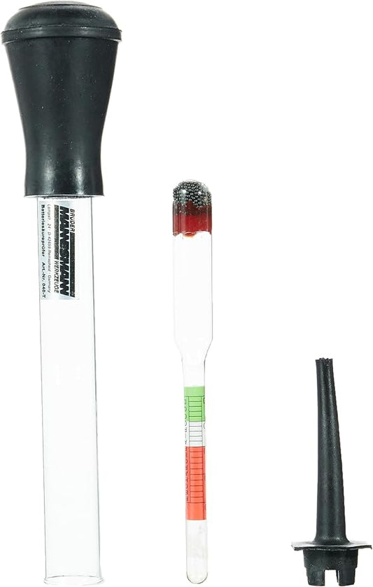 Mannesmann Batterietester Säureprüfer M 040-T Schwarz, Verpackungsgewicht 40 g