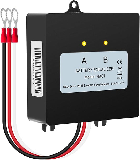 N/A Batterie Balancer 24V, Batterie Equalizer für 2 x 12V Blei-Säure & Lithium Batterien in Solaranlagen, Autos & Booten – IRDCYRCBE-GS10970