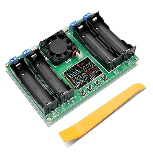 AYWHP 4-Kanal 18650 Batterietester LCD Display Kapazität Innenwiderstand Lithiumbatterie Tester mit Digitalanzeige