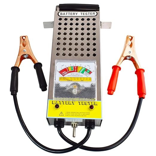 Weishuo Autobatterie Tester 6V-12V KFZ mit Voltmeter für Auto, LKW, Motorrad, Boot und Wohnmobil – BATTERYTESTER