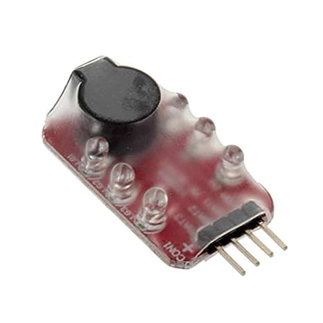 tooloflife 2-3S Lipo Akku Spannungsmesser mit LED Display, Niederspannungsalarm und Summer für Lithium Batterien 2021