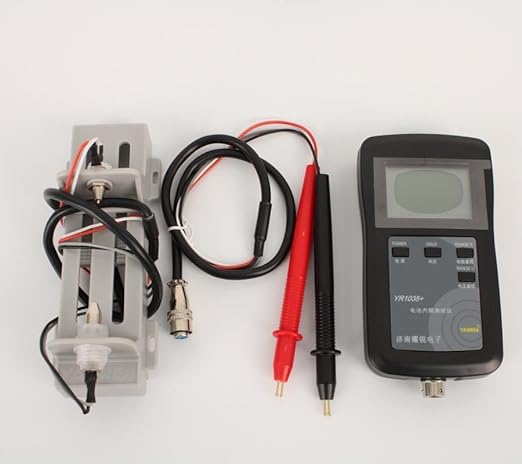 YAOREA YR1035+ Batterietester für LiFePO4, Blei-Säure & Knopfbatterien - Spannung & Widerstand, Typ-C-Ladung