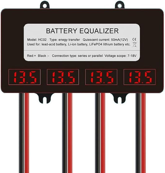 CARMOTTER 48V Batterie-Equalizer HA01 HC01 für Serienbatterien mit Verpolungsschutz, 24V/36V/48V kompatibel – 38T8F20M1639RMPL9PUD0K4WTH83
