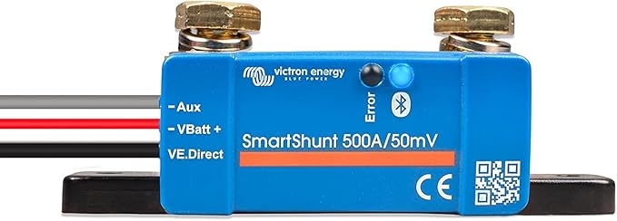 Victron Energy SmartShunt IP65 500A Batteriewächter mit Bluetooth für Batterieüberwachung – SHU065500BT