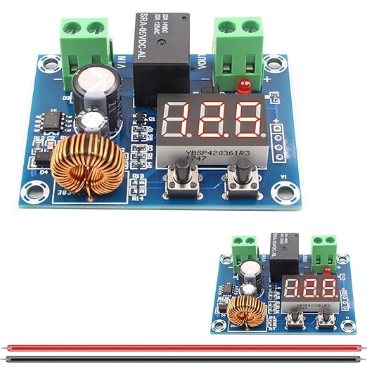 DAOKAI Batterie-Niederspannungsschutzmodul 2 Stück XH-M609 DC 12-36V mit Digitaldisplay für Blei-Säure- und Lithium-Batterien