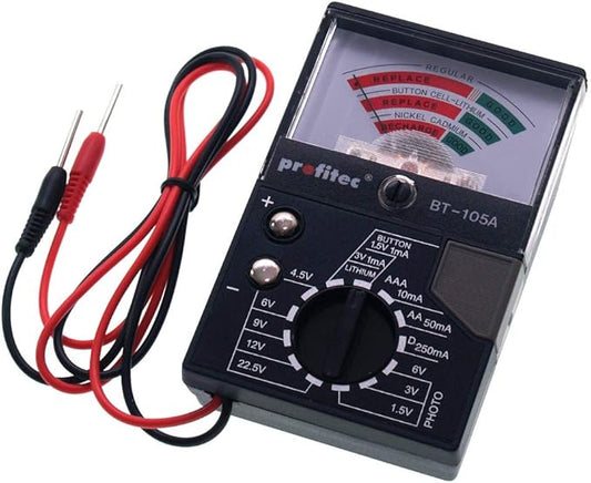 Nein Auslaufartikel (Produktion durch Profitec BT 105 A Batterietester 2020 für Standard- und Spezialbatterien wie Fotoapparat und Computer
