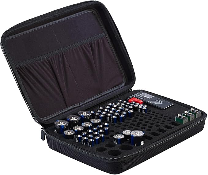 tka Köbele Akkutechnik Batteriebox 2023: Aufbewahrungstasche für 148 Batterien inklusive Batterie-Tester